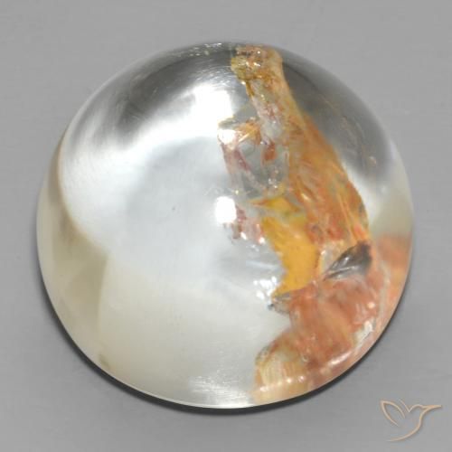 Quarzo con marcasite Multicolore naturale da 75.10 ct, Rotondo, Trasparente