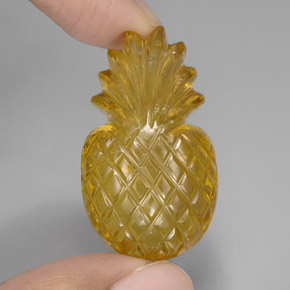 Quarzo naturale giallo da 66,64 ct, trasparente, trasparente/traslucido