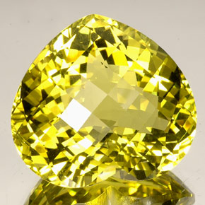Quarzo naturale giallo da 77,27 ct, a forma di cuore, IF
