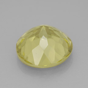 Quarzo naturale giallo da 5,28 ct, taglio rotondo, VVS-VS
