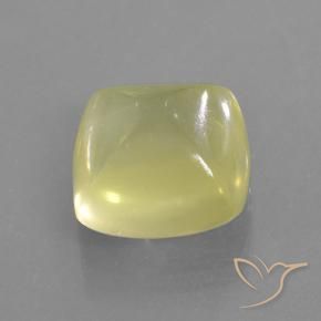 Quarzo Giallo chiaro naturale da 8.86 ct, Cuscino, Traslucido