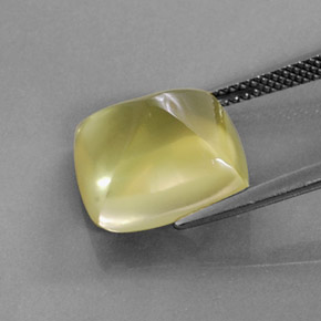 Quarzo naturale giallo da 7,60 ct, trasparente, trasparente/traslucido