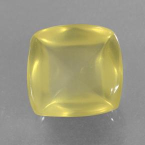 Quarzo Giallo limone naturale da 8.61 ct, Taglio a cuscino, Trasparente