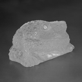 Quarzo naturale bianco da 539,64 ct, trasparente, trasparente/traslucido
