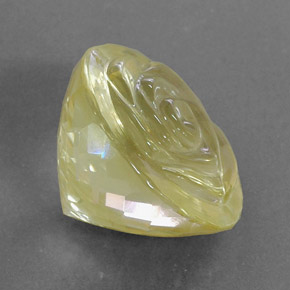 Quarzo naturale giallo da 21,03 ct, trasparente, trasparente/traslucido