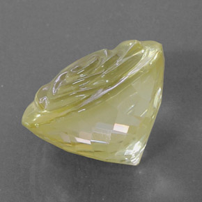 Quarzo naturale giallo da 21,03 ct, trasparente, trasparente/traslucido