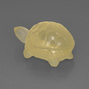 Quarzo naturale giallo da 18,65 ct, trasparente, trasparente/traslucido