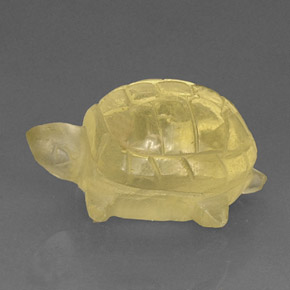 Quarzo naturale giallo da 15,82 ct, trasparente, trasparente/traslucido
