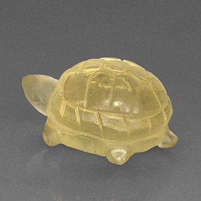 Quarzo naturale giallo da 15,82 ct, trasparente, trasparente/traslucido