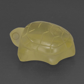 Quarzo naturale giallo da 24,91 ct, trasparente, trasparente/traslucido
