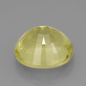 Quarzo Giallo limone naturale da 5.96 ct, Taglio ovale, VVS