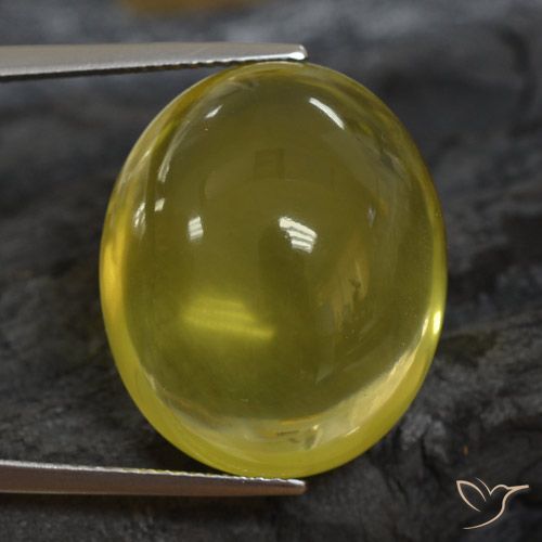 33.52ct Naturale Giallo chiaro Quarzo, Ovale, Trasparente