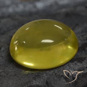 Quarzo Giallo chiaro naturale da 33.52 ct, Ovale, Trasparente