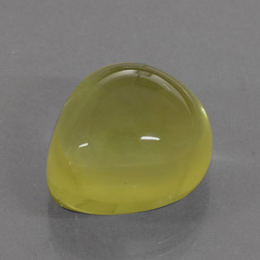 Quarzo naturale giallo da 17,87 ct, taglio a pera, trasparente