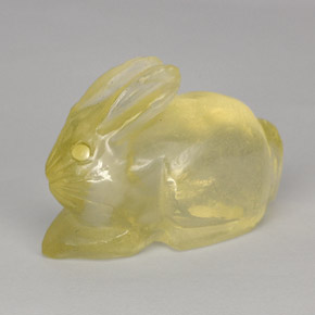 Quarzo naturale giallo da 32,44 ct, trasparente, trasparente/traslucido