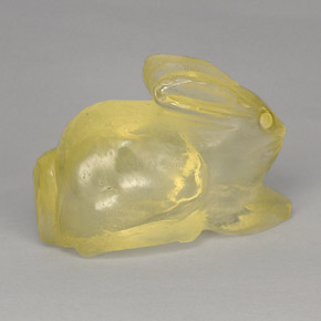 Quarzo naturale giallo da 32,44 ct, trasparente, trasparente/traslucido