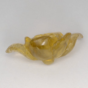 Quarzo naturale giallo da 21,78 ct, trasparente, trasparente/traslucido