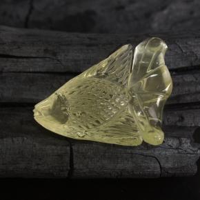 Quarzo naturale giallo da 42,75 ct, forma fantasia, trasparente