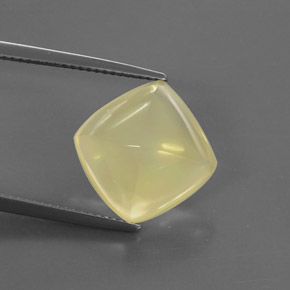 Quarzo naturale giallo da 8,21 ct, trasparente, trasparente/traslucido