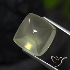 Quarzo Medium Green  naturale da 8.59 ct, Cuscino, Trasparente