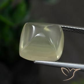 Quarzo Medium Green  naturale da 8.59 ct, Cuscino, Trasparente