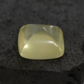 Quarzo naturale giallo da 8,05 ct, taglio a cuscino, trasparente