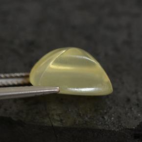 Quarzo naturale giallo da 8,05 ct, taglio a cuscino, trasparente