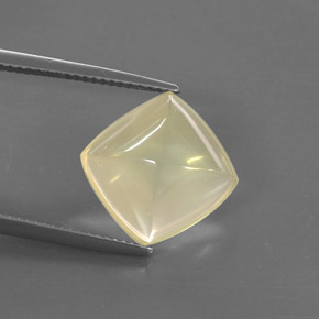 Quarzo naturale giallo da 7,36 ct, trasparente, trasparente/traslucido