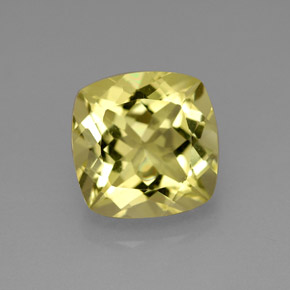 Quarzo naturale giallo da 4,00 ct, taglio a cuscino, VVS-VS