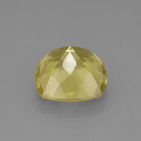 Quarzo naturale giallo da 4,00 ct, taglio a cuscino, VVS-VS