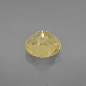 Quarzo naturale giallo da 2,64 ct, taglio rotondo, VS