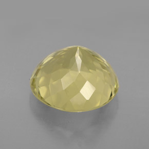 Quarzo naturale giallo da 5,79 ct, taglio rotondo, VS