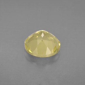 Quarzo naturale giallo da 2,50 ct, taglio rotondo, VVS