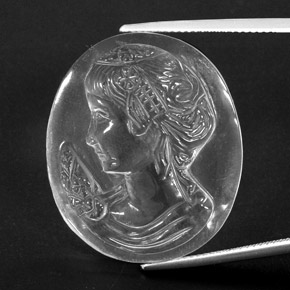 Quarzo Bianco naturale da 41.41 ct, Forma fantasia, Trasparente