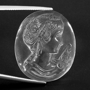 Quarzo Bianco naturale da 41.41 ct, Forma fantasia, Trasparente