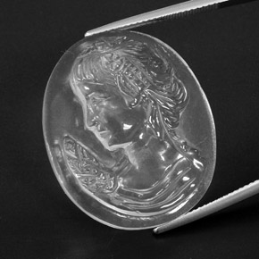 Quarzo Bianco naturale da 41.41 ct, Forma fantasia, Trasparente