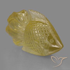 Quarzo Oro chiaro naturale da 125.85 ct, Taglio a fantasia, Traslucido