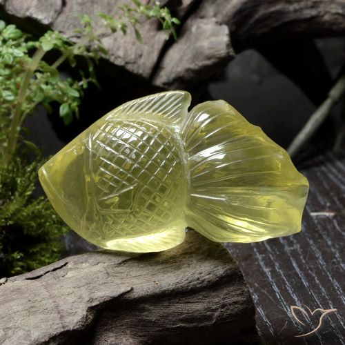 158.20ct Naturale Giallo mais chiaro Quarzo, Taglio a fantasia, Trasparente
