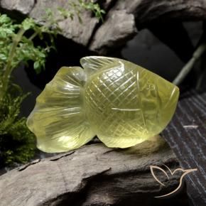 Quarzo Giallo mais chiaro naturale da 158.20 ct, Taglio a fantasia, Trasparente