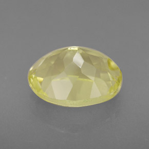 Quarzo naturale giallo da 3,05 ct, taglio ovale, VVS
