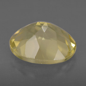 Quarzo naturale giallo da 3,35 ct, taglio ovale, VVS-VS