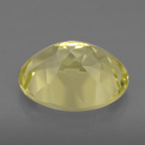 Quarzo naturale giallo da 3,26 ct, taglio ovale, VVS-VS