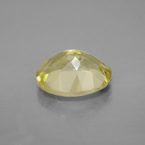 Quarzo naturale giallo da 3,12 ct, taglio ovale, VVS-VS