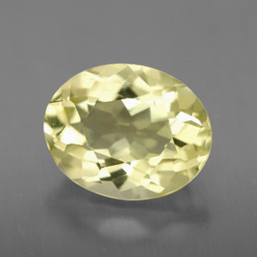Quarzo naturale giallo da 3,60 ct, taglio ovale, VVS