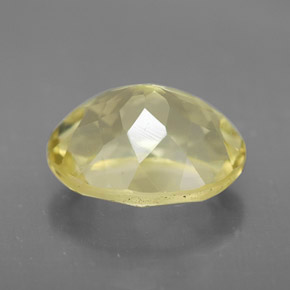 Quarzo naturale giallo da 3,60 ct, taglio ovale, VVS