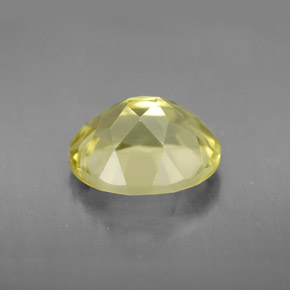 Quarzo naturale giallo da 3,55 ct, taglio ovale, VVS