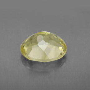 Quarzo naturale limone da 3,48 ct, taglio ovale, IF
