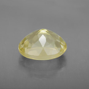Quarzo naturale giallo da 3,72 ct, taglio ovale, VVS-VS