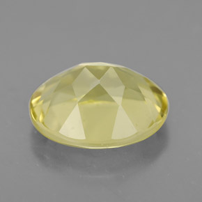 Quarzo naturale giallo da 3,27 ct, taglio ovale, VVS-VS