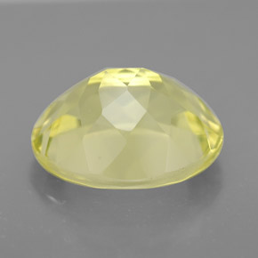 Quarzo naturale giallo da 3,68 ct, taglio ovale, VVS